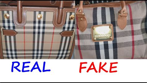 burberry fake vs real bag|how to authenticate burberry bag.